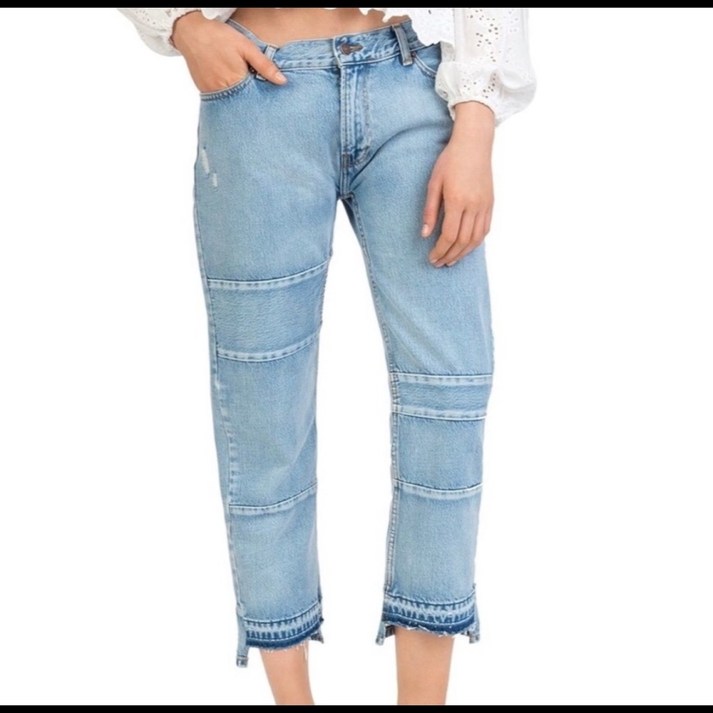 The Kooples nelly jeans, Patchwork SZ 26